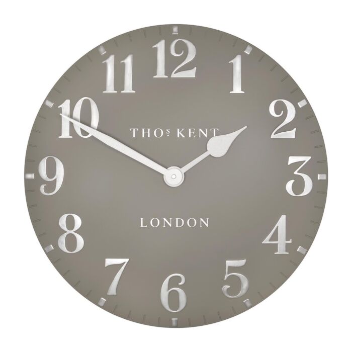Thomas Kent - Arabic Cool Mink Large Wall Clock
